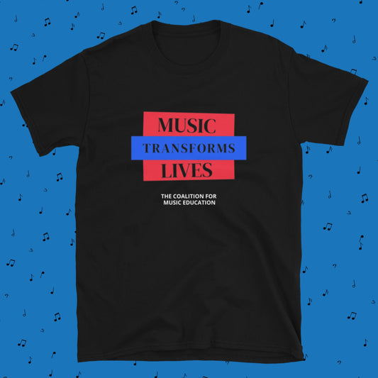 Music Transforms Lives: Short-Sleeve Unisex T-Shirt