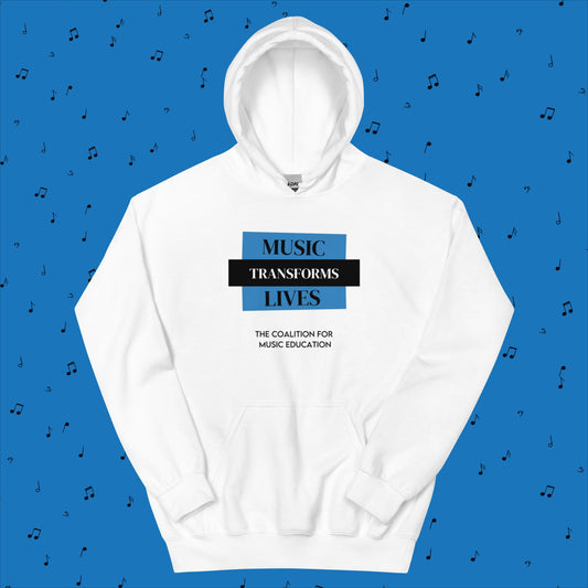 Unisex Hoodie: Music Transforms Lives