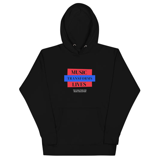 Music Transforms Lives: Unisex Hoodie