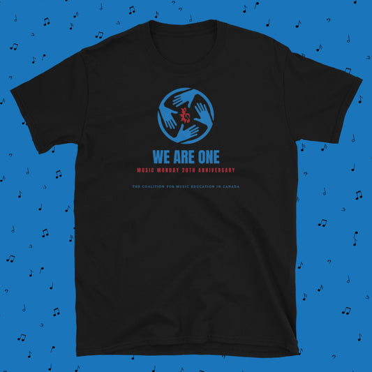 Short-Sleeve Unisex T-Shirt: Music Monday 20th Anniversary We Are One