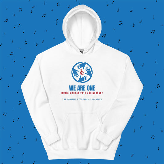 Unisex Hoodie: We Are One, 20th Anniversary